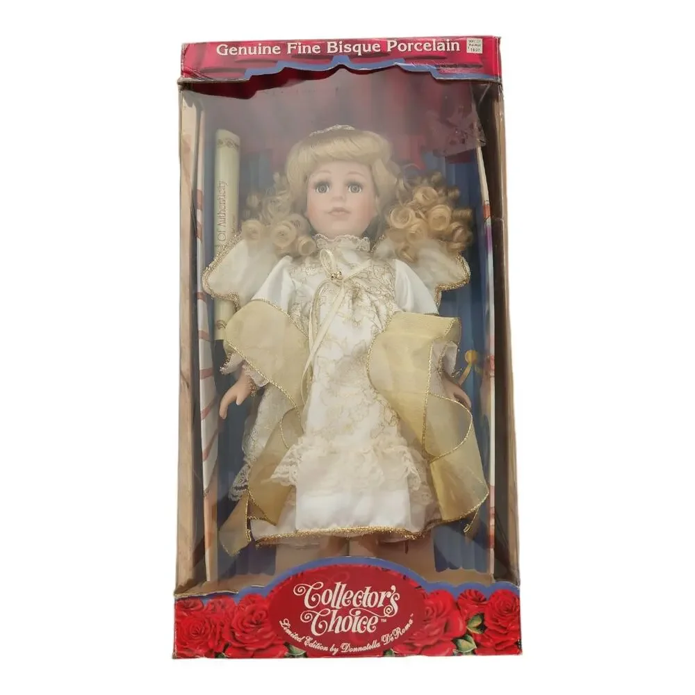 Collector's Choice Fine Bisque Porcelain Limited Edition Angel Doll NIB w/ COA